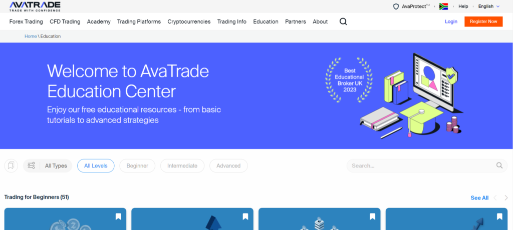 Education and Research AvaTrade