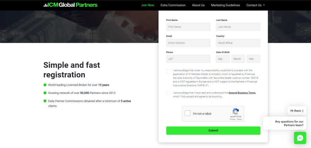 IC Markets Step 3 - Complete Registration Form IC Markets Step 3 - Complete Registration Form